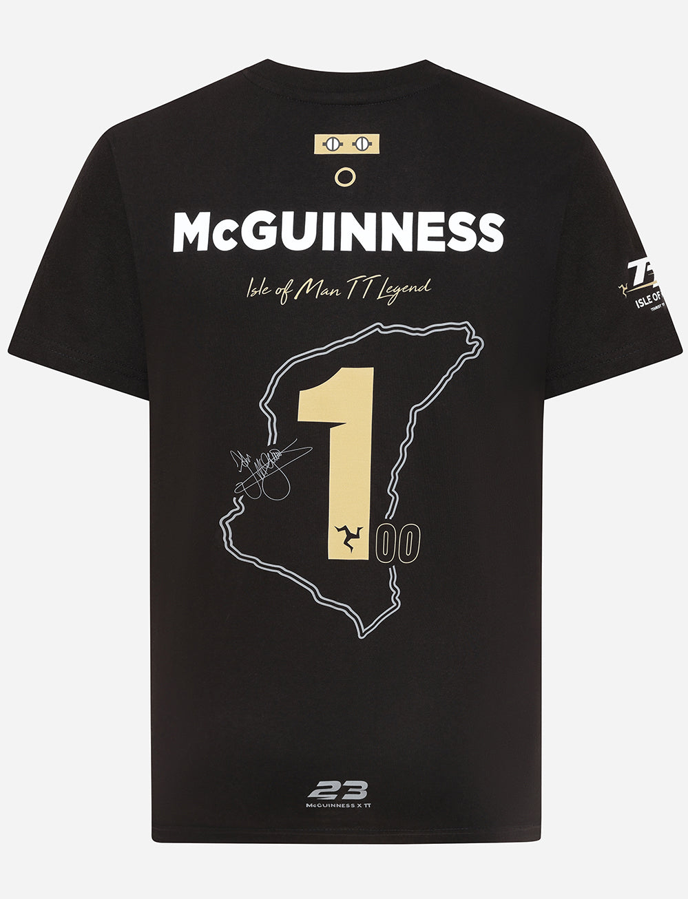 John McGuinness Signature T-Shirt - Black